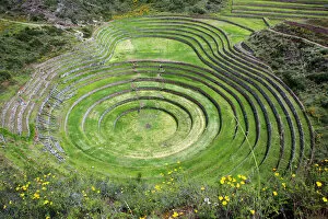 Pre Columbian Gallery: Moray, archaeological site, Cuzco, Peru