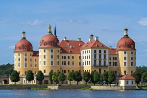 Sakska Prints: Moritzburg Castle, Moritzburg, Meissen, Saxony, Germany