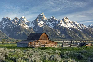 Barn Prints: Mormon Row, Grand Teton National Park, Wyoming, USA