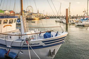 List Prints: Morning mood in the port of List, Sylt, Schleswig-Holstein, Germany