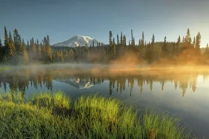 Rainier Prints: Morning at Reflection Lakes with Mt