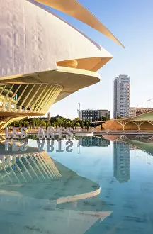 Trip Prints: Morning reflections of the Palau de les Arts Reina Sofia (Palacio de las Artes Reina Sofia)