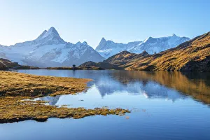 Images Dated 27th November 2019: Morning view on Bachalpsee, Grindelwald, Berner Oberland, Switzerland