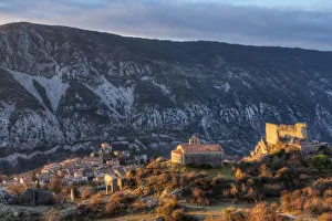 Parc National Prints: Morning view at Greolieres, Alpes-Maritimes, Provence-Alpes-Cote d Azur, France