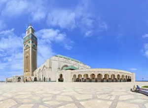 Al Magreb Gallery: Morocco, Al-Magreb, Hassan II Mosque in Casablanca, the largest mosque in Morocco