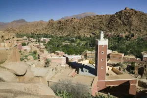 Anti Atlas Prints: Morocco, Anti Atlas-TAFRAOUTE Area, ADAI- Red Mosque