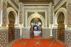 Images Dated 4th January 2012: Morocco, Fes, Medina (Old Town), Zaouia Moulay Idriss II Mausoleum