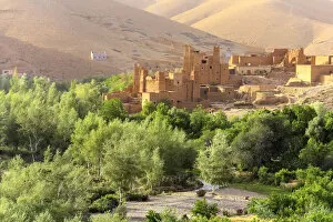 Atlas Mountains Gallery: Morocco, High Atlas Mountains, Kasbah Ait Arbi
