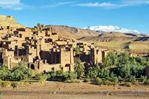 Morocco, Sous-Massa (Sous-Massa-Draa), Ouarzazate Province. Ksar of Ait Ben Haddou