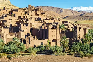 Morocco, Sous-Massa (Sous-Massa-Draa), Ouarzazate Province. Ksar of Ait Ben Haddou