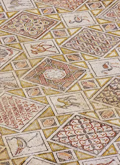 Mosaic Floor in Jerash, Jerash Governorate, Jordan