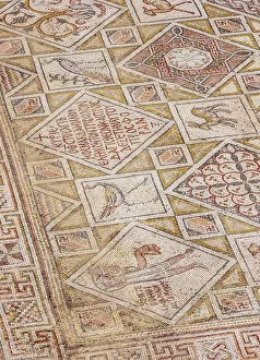 Mosaic Floor in Jerash, Jerash Governorate, Jordan