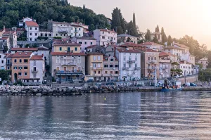 Moscenicka Draga, morning light, Kvarner Bay, Opatija riviera, Adriatic Sea, Croatia