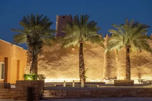 Diriyah Prints: Mosque at Bujairi Terrace, Diriyah, Riyadh, Saudi Arabia