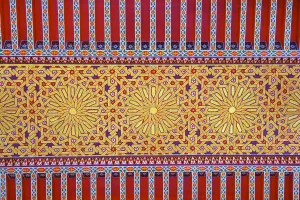 Islamic Architecture Collection: Detail of Mosque Entrance, Tangier, Morocco, North Africa