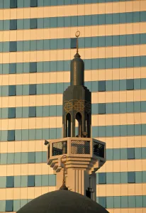 Off Ice Prints: Mosque and Office Building