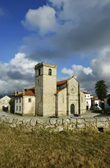 The Mother Church of Caminha (Nossa Senhora da Assuncao church) in manueline style