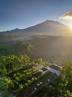 Mount Agung Prints: Mount Agung volcano (highest mountain in Bali) Bali, Indonesia