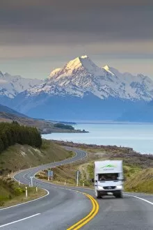Peaks Gallery: Mount Cook (Aoraki), Lake Pukaki, Mackenzie Country, Canterbury, South Island, New