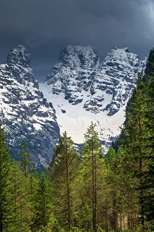 Cristallo Prints: Mount Cristallo, Dolomites, Toblach-Dobbiaco, Alto Adige-South Tyrol, Italy