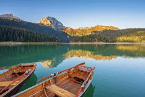 Montenegro Prints: Mount Durmitor and Crno Jevero or Black lake in the Municipality of Zabljak in northern Montenegro