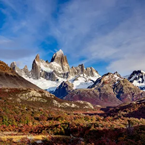 Mount Fitz Roy, Los Glaciares National Park, Santa Cruz Province, Patagonia, Argentina Mount Fitz Roy, Los Glaciares National Park, Santa Cruz Province, Patagonia, Argentina