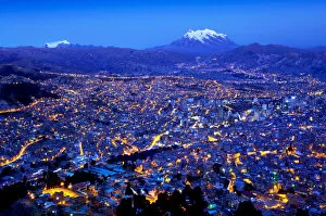 Images Dated 10th December 2012: Mount Illimani, Andes Mountains, Templo Andino Jach a Apacheta Mirador, Views