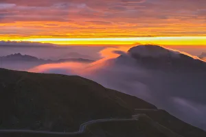 Brescia Prints: Mount Maniva at sunrise, Province of Brescia, Lombardy, Italy