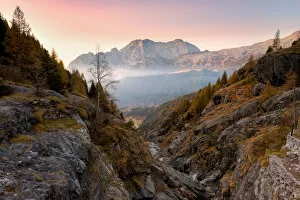 Autumn Season Collection: Mount Presolana at dawn in Scalve Valley, Lombardy, Bergamo province, Italy