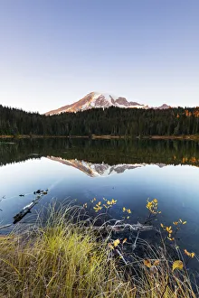 Jbanks Prints: Mount Rainier at Reflections lake, Mount Rainier National Park, Washington, USA