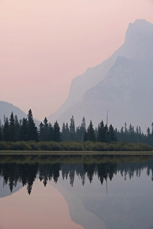 Alberta Prints: Mount Rundle, Vermillion Lakes, Banff National Park, Alberta, Canada