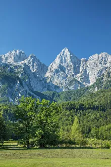 Images Dated 9th August 2022: Mount Spik and the Julian Alps, Kranjska Gora, Triglav National Park, Slovenia