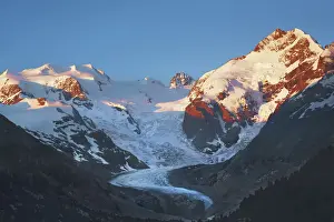 Mountain impression Bellavista in Bernina Group - Switzerland, Graubunden, Engadin