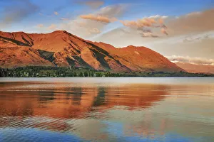 Southern Alps Prints: Mountain impression at Lake Wanaka - New Zealand, South Island, Otago, Queenstown Lakes