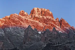 Mountain impression Monte Cristallo - Italy, Veneto, Belluno, Sexten Dolomites, Misurina