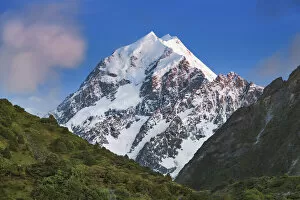 Polynesia Gallery: Mountain impression Mount Cook - New Zealand, South Island, Canterbury, Mackenzie