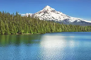 Mount Hood Prints: Mountain impression Mount Hood at Lost Lake - USA, Oregon, Hood River