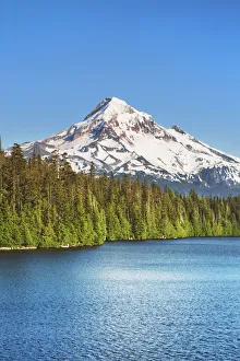 Mount Hood Prints: Mountain impression Mount Hood at Lost Lake - USA, Oregon, Hood River