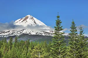 Mount Hood Prints: Mountain impression Mount Hood - USA, Oregon, Hood River