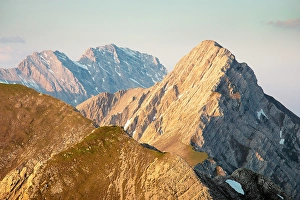Karwendel Prints: The mountain of Karwendel seen from the Hafelekar Peak