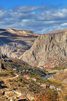 Anatolia Prints: Mountain landscape, Apcaga, Kemaliye, Erzincan Province, Turkey