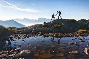 Mountainscape Prints: Mountain moments in Adamello Brenta Natural park in Trentino alto Adige, Italy