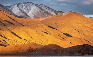 North Asia Prints: Mountain range, Tolbo Lake, Western Mongolia, Asia