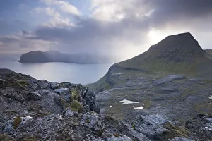 Streymoy Prints: Mountain scenery on the island of Streymoy, Faroe Islands. Summer