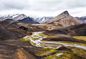 Nordic Prints: Mountains in Landmannalaugar, Highlands, Iceland