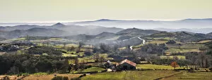 Images Dated 8th March 2012: Mountains in the mist. Alturas do Barroso. Tras-os-Montes, Portugal