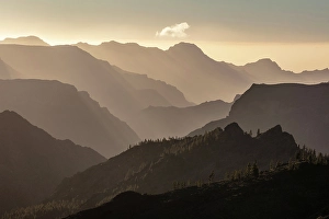 Canary Prints: Mountains above Tejeda, Gran Canaria, Canary Islands, Spain