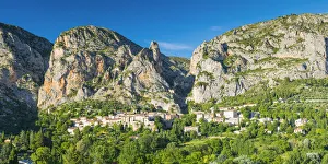 Cliffside Prints: Moustiers-Sainte-Marie, Provence, France