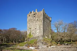 Ancient History Prints: Moy Castle, Lochbuie, Isle of Mull, Scotland, UK
