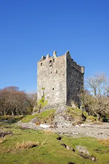 Ancient History Prints: Moy Castle, Lochbuie, Isle of Mull, Scotland, UK